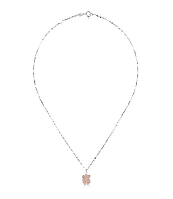 שרשרת כסף עם תליון פרח ורוד, תכשיט יוקרתי CHOZEN מבית קבוצת אלפא