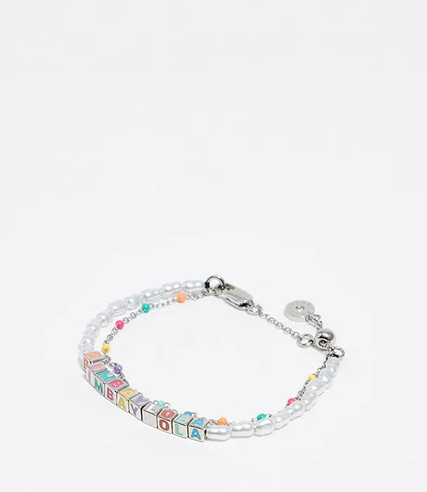 צמיד חרוזים צבעוני עם אותיות, תכשיט אופנתי, בלעדי ב-CHOZEN