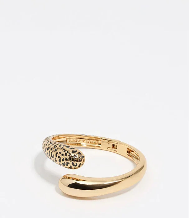 צמיד פתוח מזהב בעיצוב מנומר, מותג יוקרה מחנות CHOZEN, אופנה אלגנטית לנשים