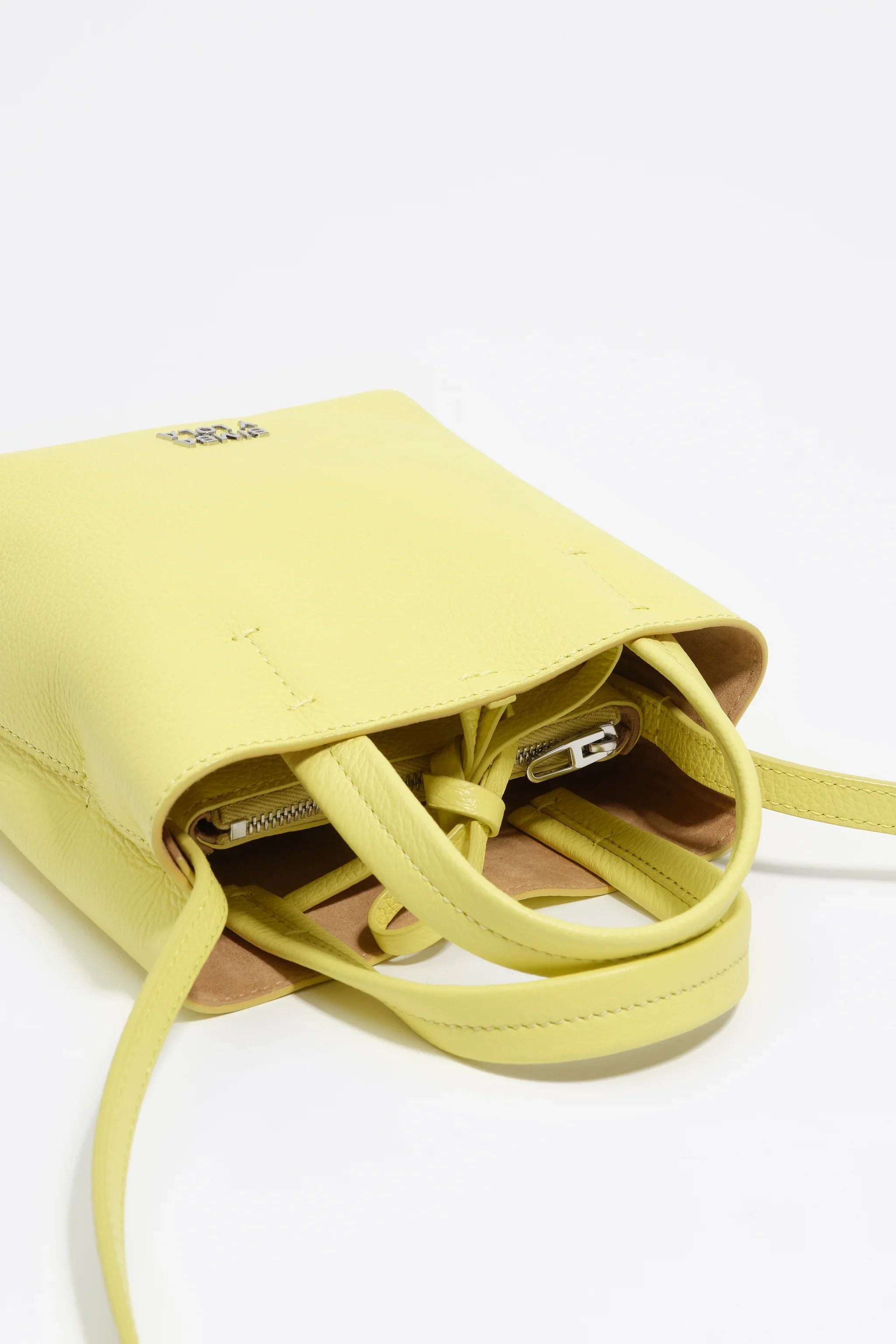 תיק צד קטן לנשים בצבע צהוב מעור יוקרתי, עיצוב מודרני CHOZEN מותג מוביל