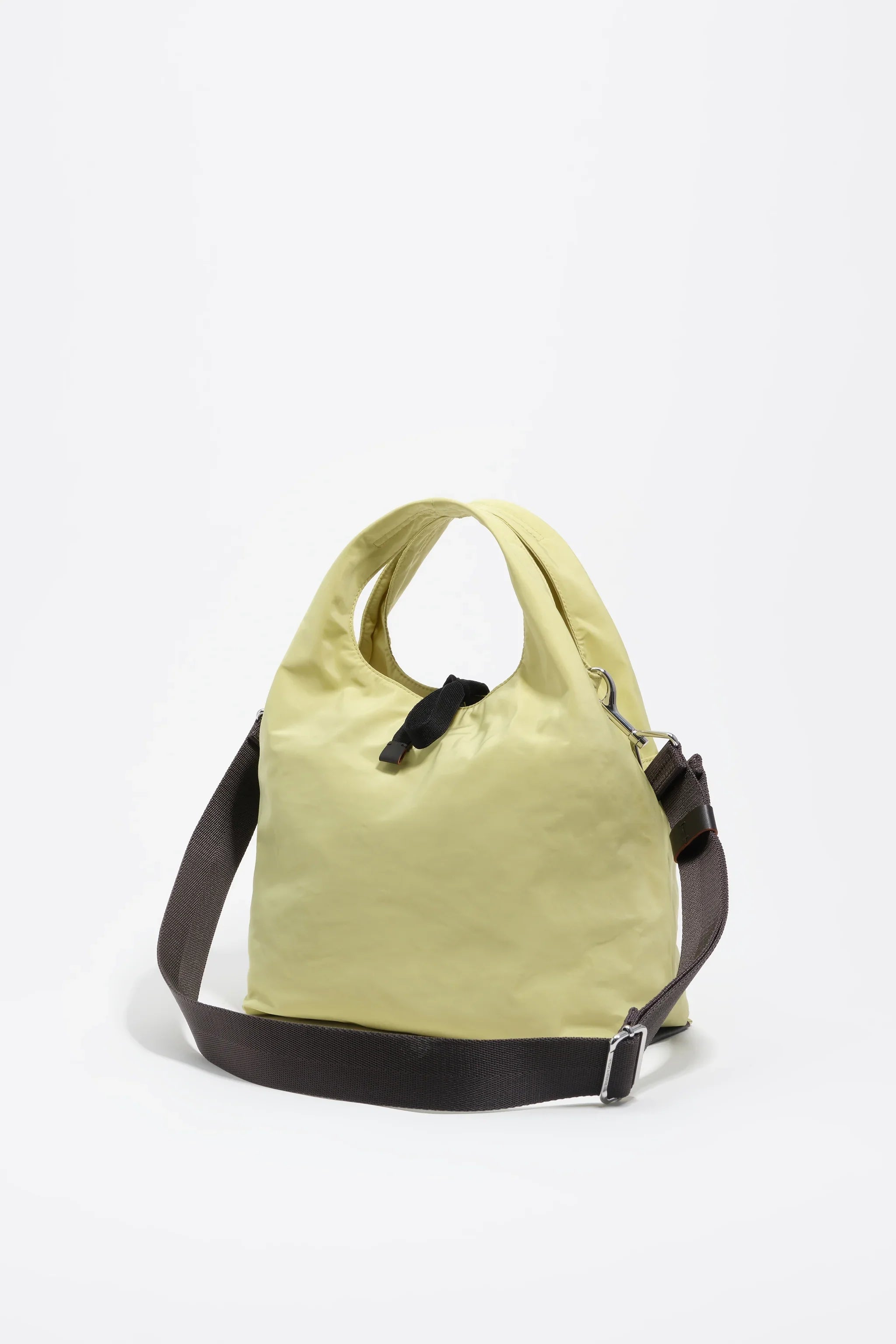 תיק כתף אופנתי בצבע צהוב עם רצועה שחורה, CHOZEN מותגים מובילים