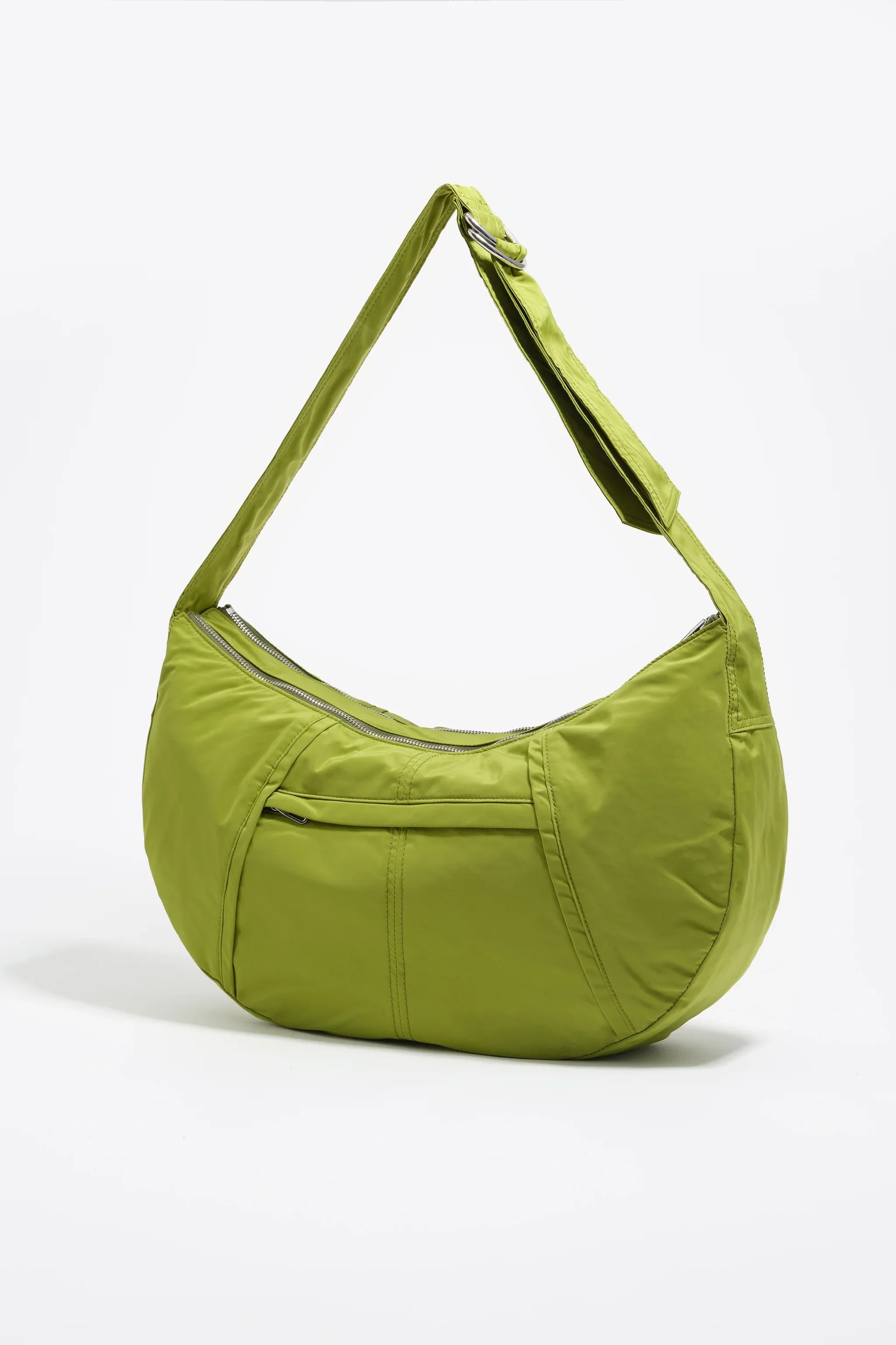 תיק כתף ירוק מעוצב עם רוכסן, אופנה עדכנית CHOZEN מבית קבוצת אלפא