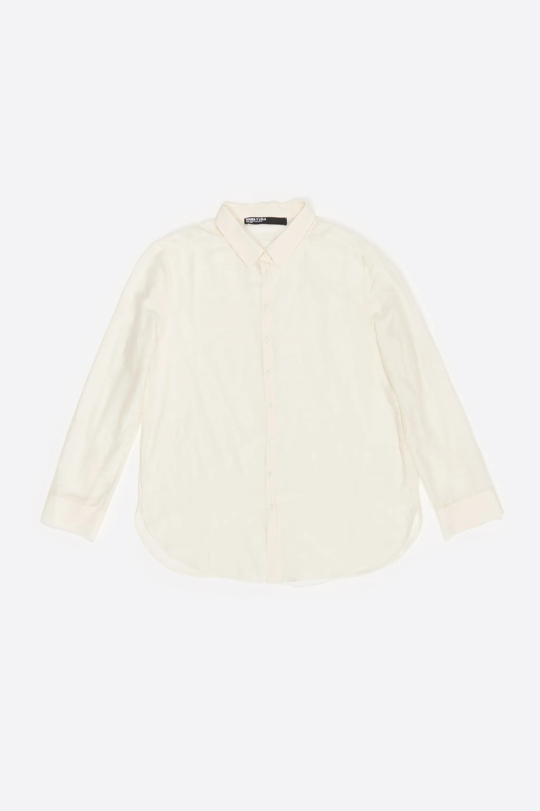 חולצת כפתורים לבנה ארוכה לנשים, צ'וזן CHOZEN, אופנת ייבוא רשמי קבוצת אלפא