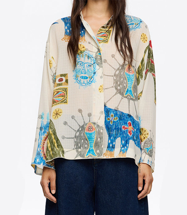 בימבה אי לולה חולצה מכופתרת לנשים