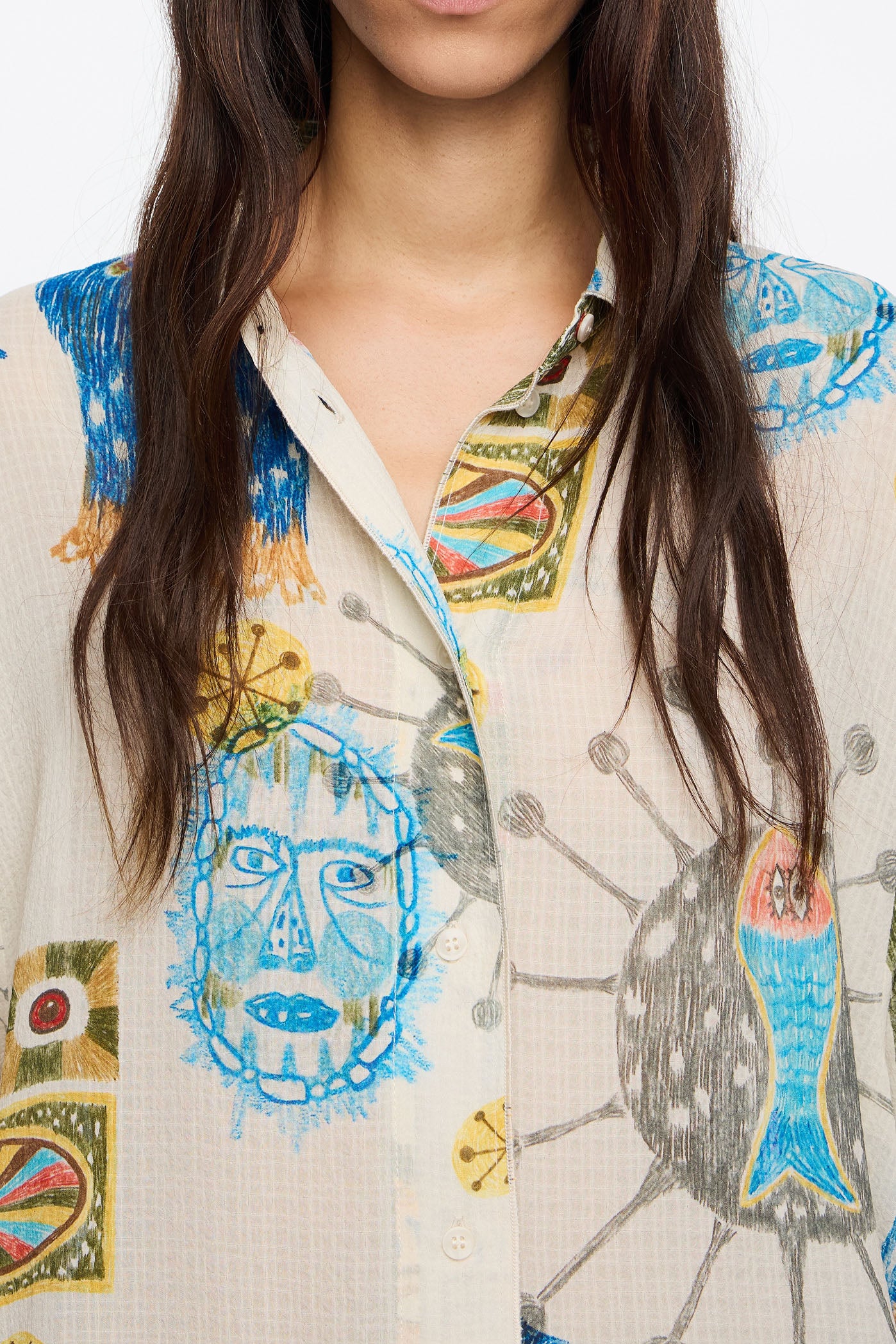 בימבה אי לולה חולצה מכופתרת לנשים