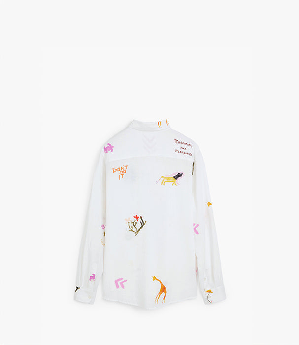 דזיגואל חולצה מכופתרת לגברים