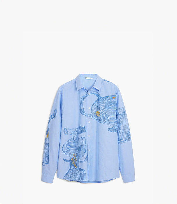 דזיגואל חולצה מכופתרת לגברים