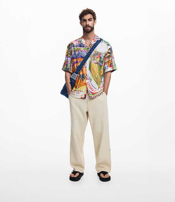 דזיגואל חולצה קצרה לגברים