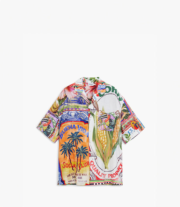 דזיגואל חולצה קצרה לגברים