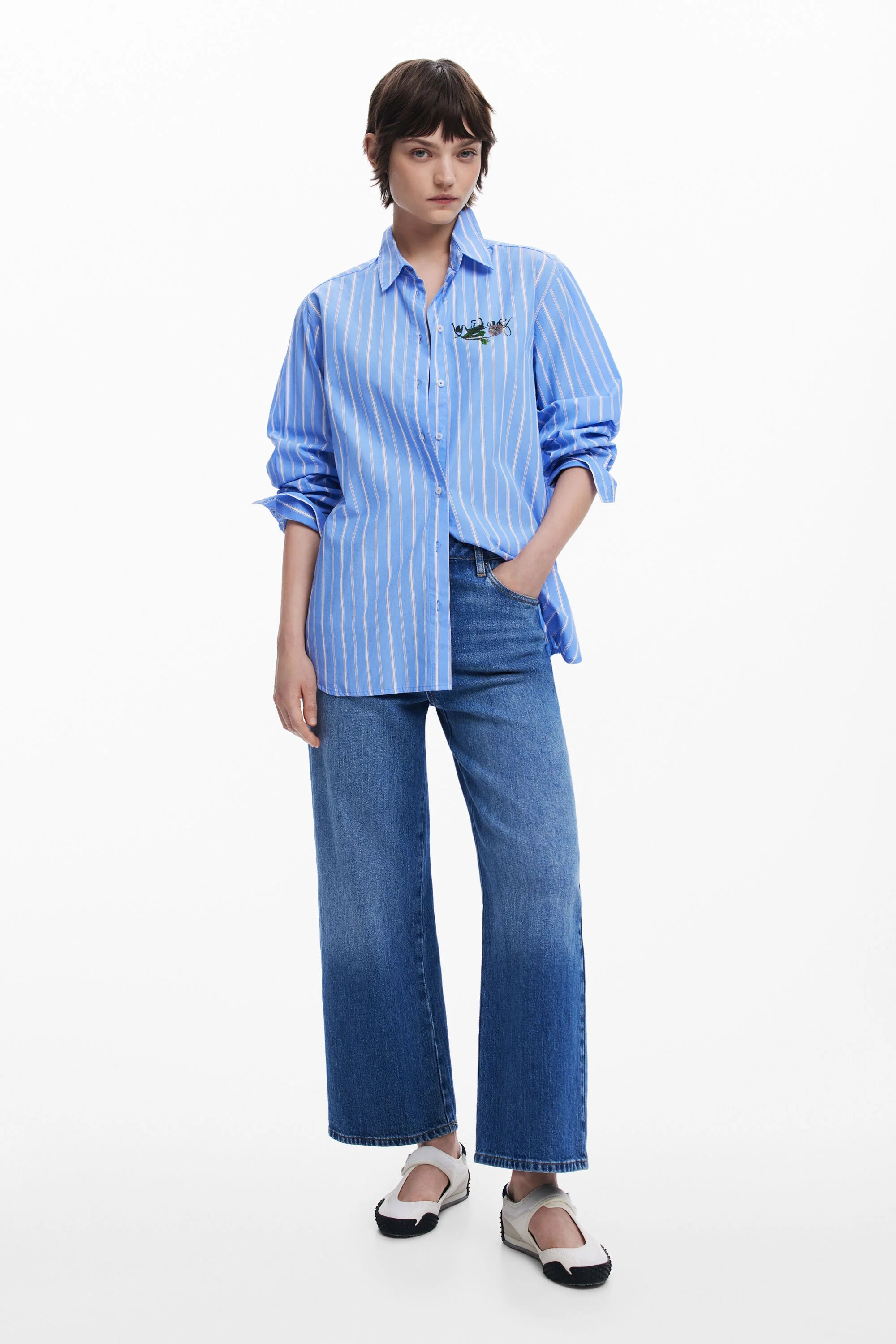 דזיגואל חולצה מכופתרת לנשים