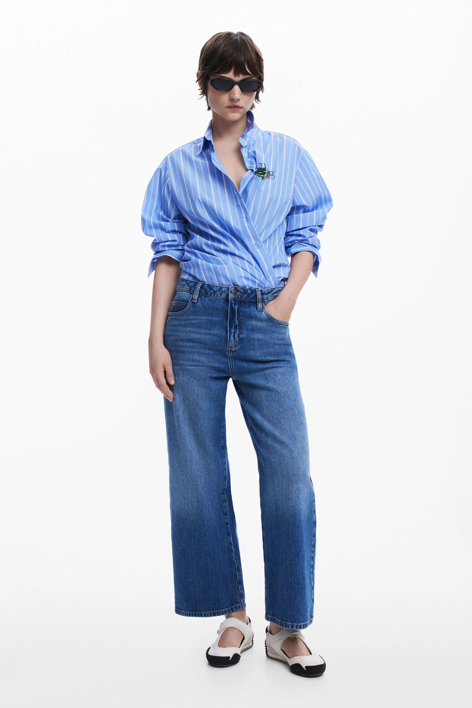 דזיגואל חולצה מכופתרת לנשים