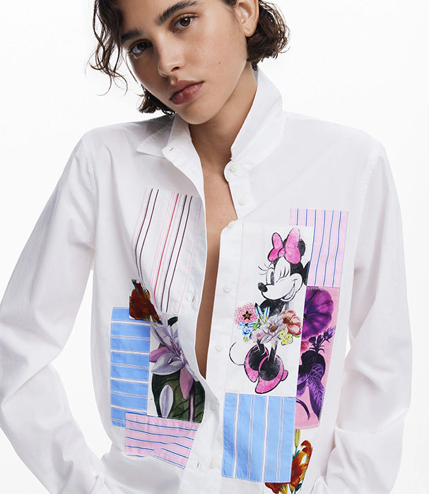 דזיגואל חולצה מכופתרת לנשים