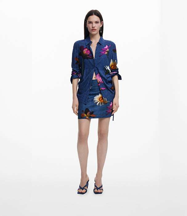 דזיגואל חולצה מכופתרת לנשים