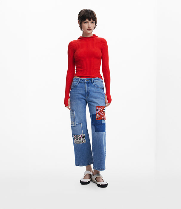 דזיגואל ג'ינס רחב לנשים