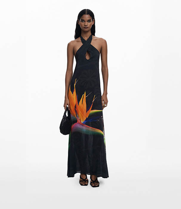 דזיגואל שמלת מקסי לנשים