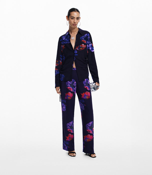 דזיגואל מכנסיים מתרחבים לנשים