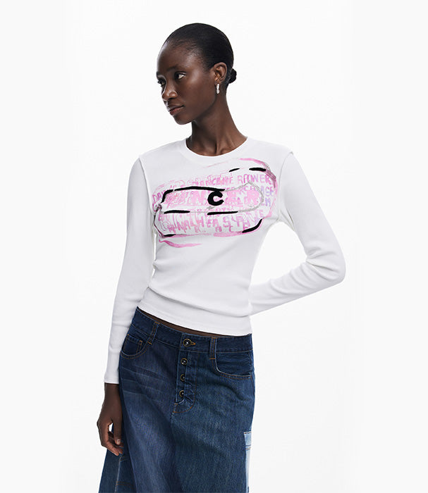 דזיגואל חולצה ארוכה לנשים