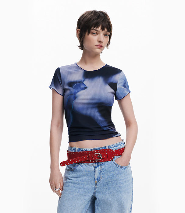 דזיגואל חולצה קצרה לנשים