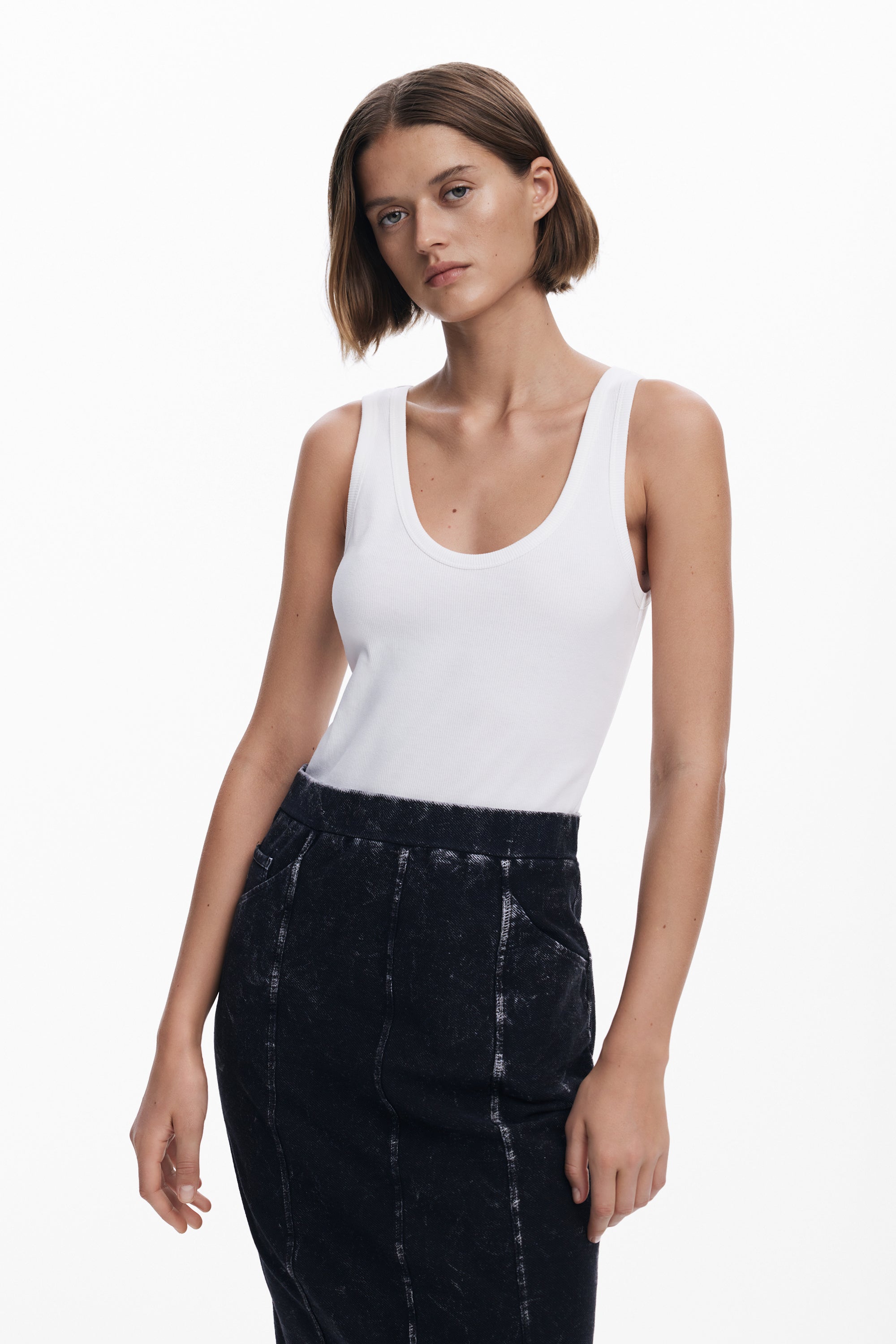 דזיגואל שמלת מידי משולבת לנשים - CHOZEN