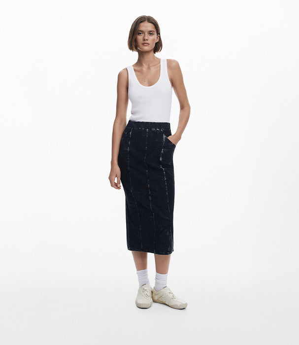 דזיגואל שמלת מידי משולבת לנשים - CHOZEN