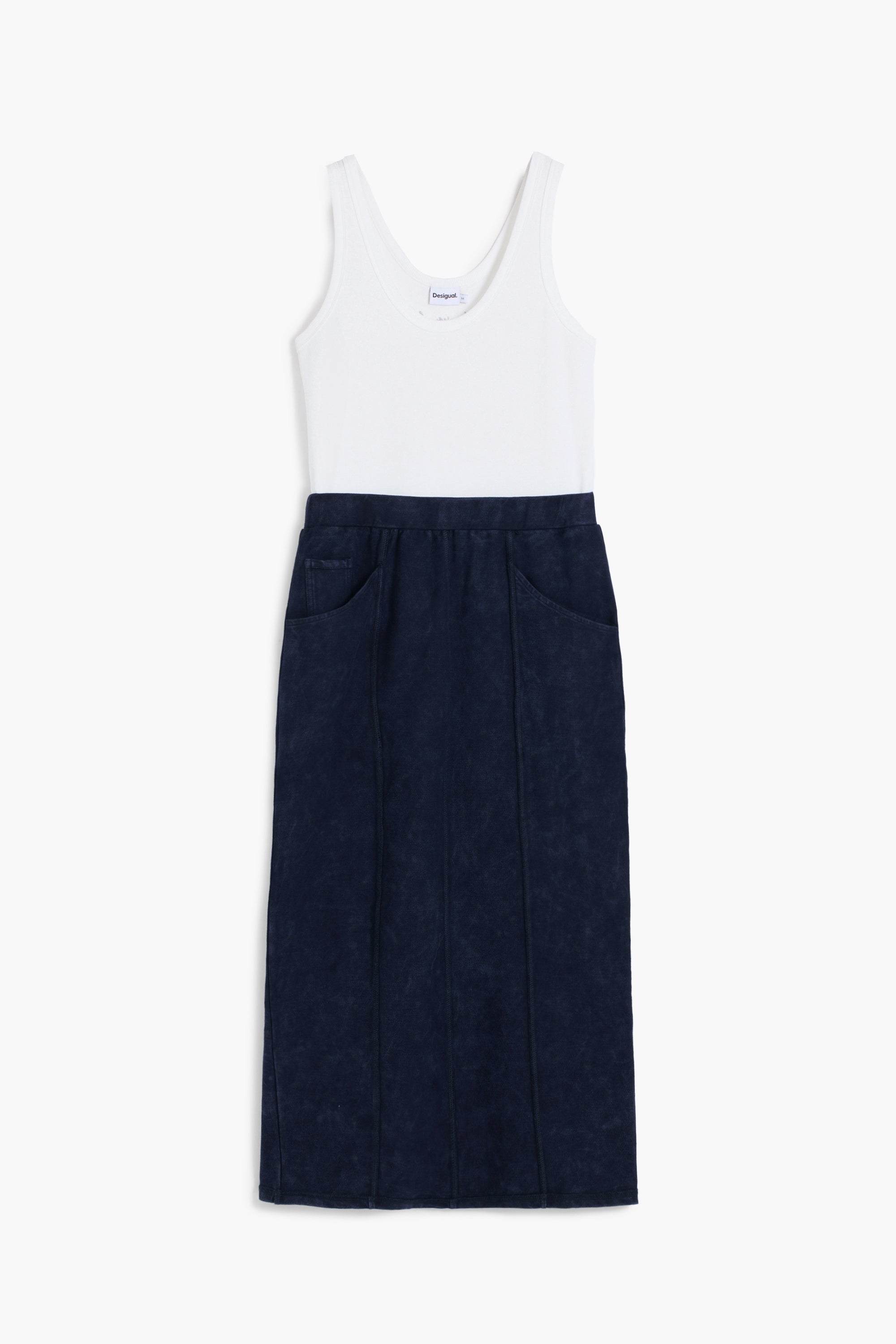 דזיגואל שמלת מידי משולבת לנשים - CHOZEN