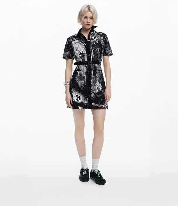 דזיגואל שמלת מיני לנשים - CHOZEN