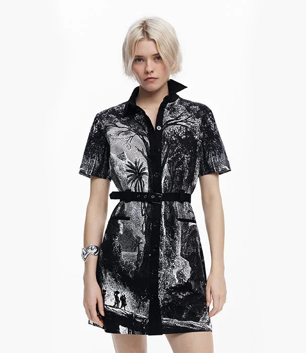 דזיגואל שמלת מיני לנשים - CHOZEN