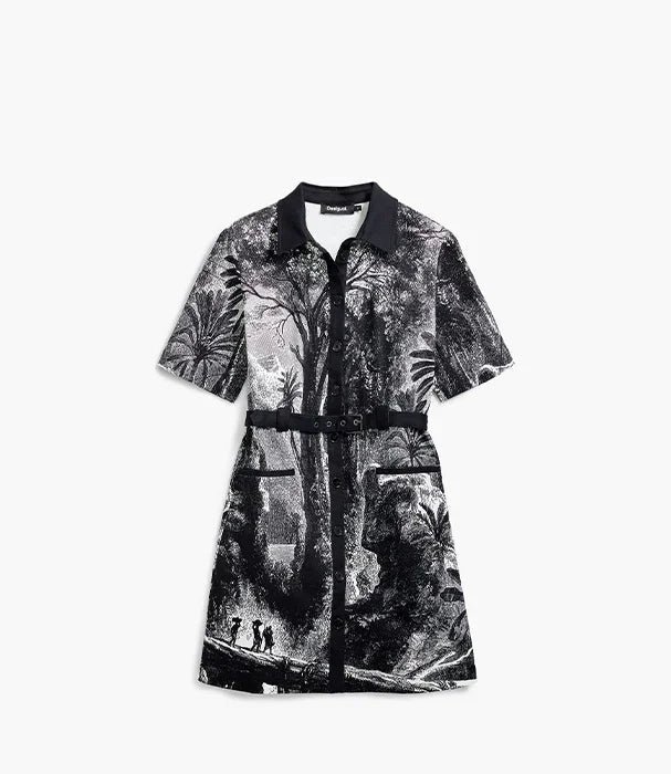 דזיגואל שמלת מיני לנשים - CHOZEN