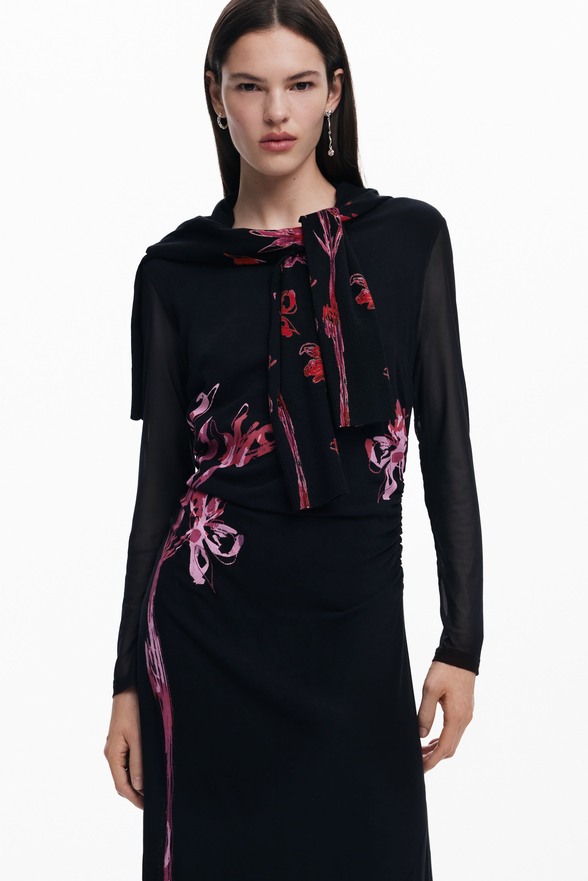 דזיגואל שמלת מקסי לנשים - CHOZEN