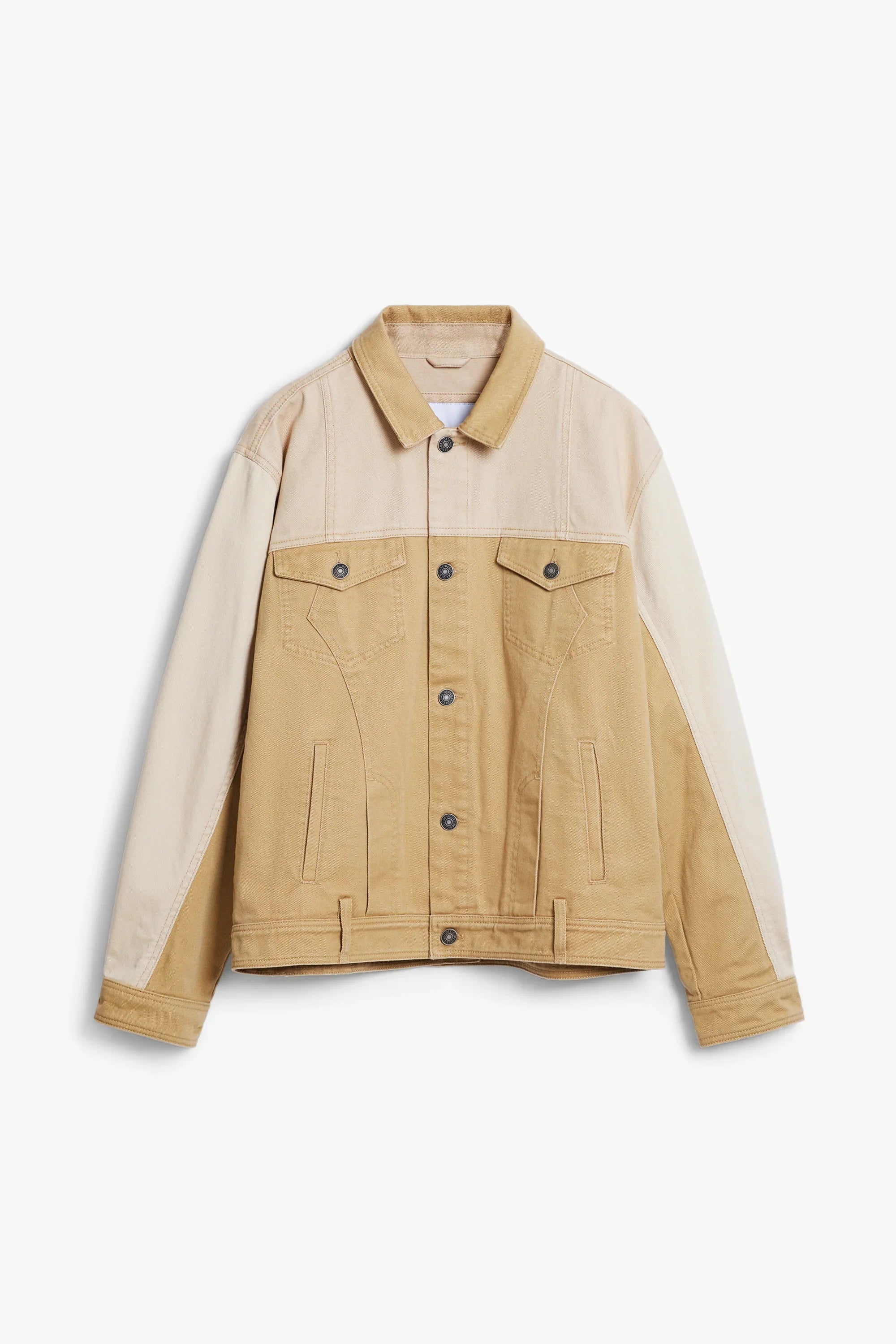 ג'קט ג'ינס דו-גוני בצבע בז' CHOZEN, אופנת גברים, מותגים מובילים, קבוצת אלפא