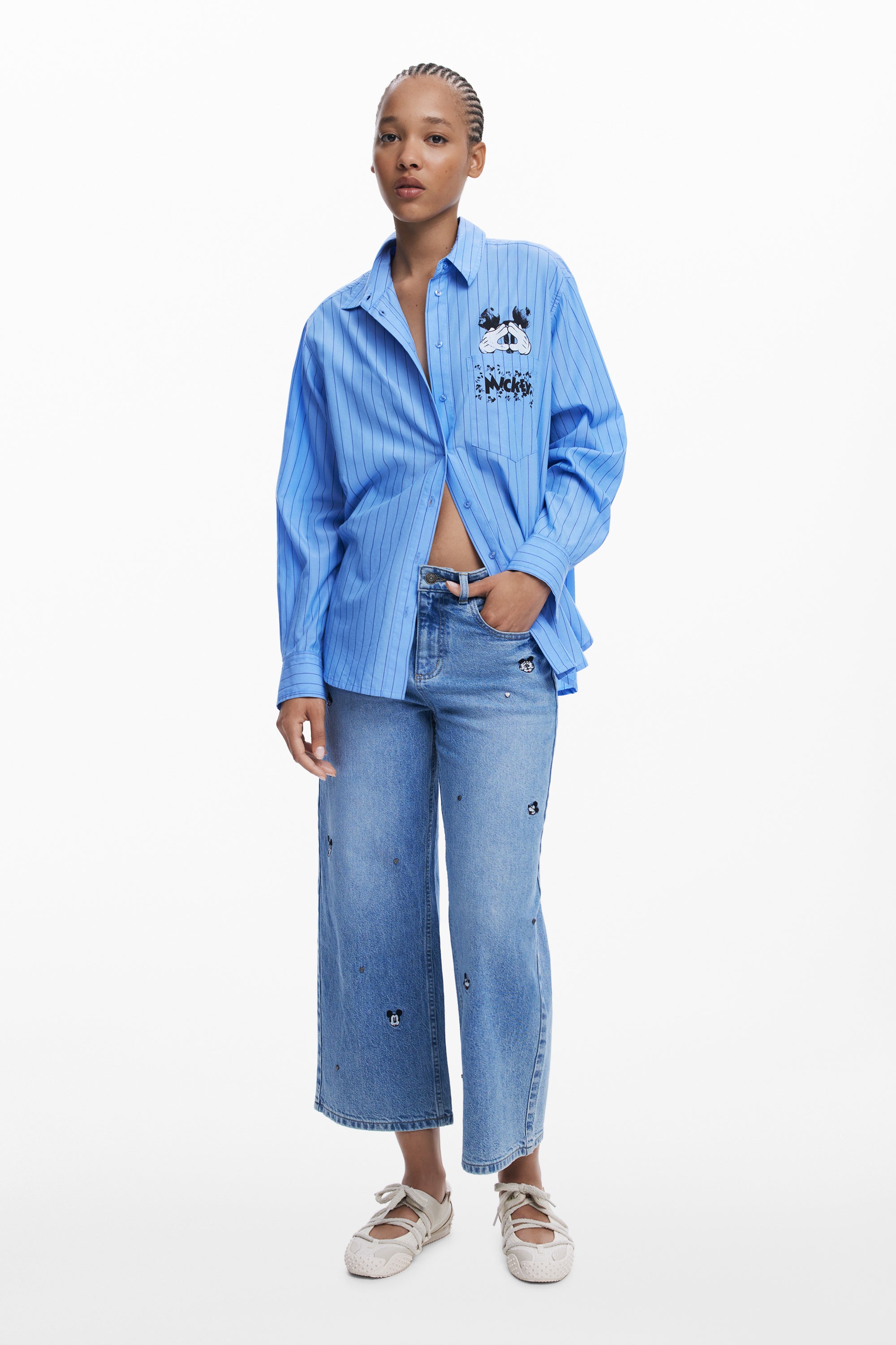 דזיגואל חולצה מכופתרת לנשים