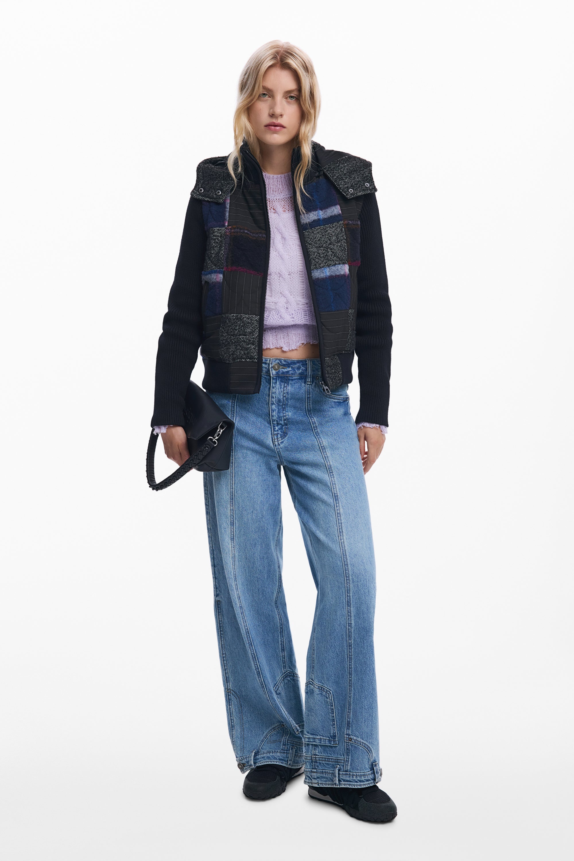 דזיגואל ג'קט מרופד לנשים