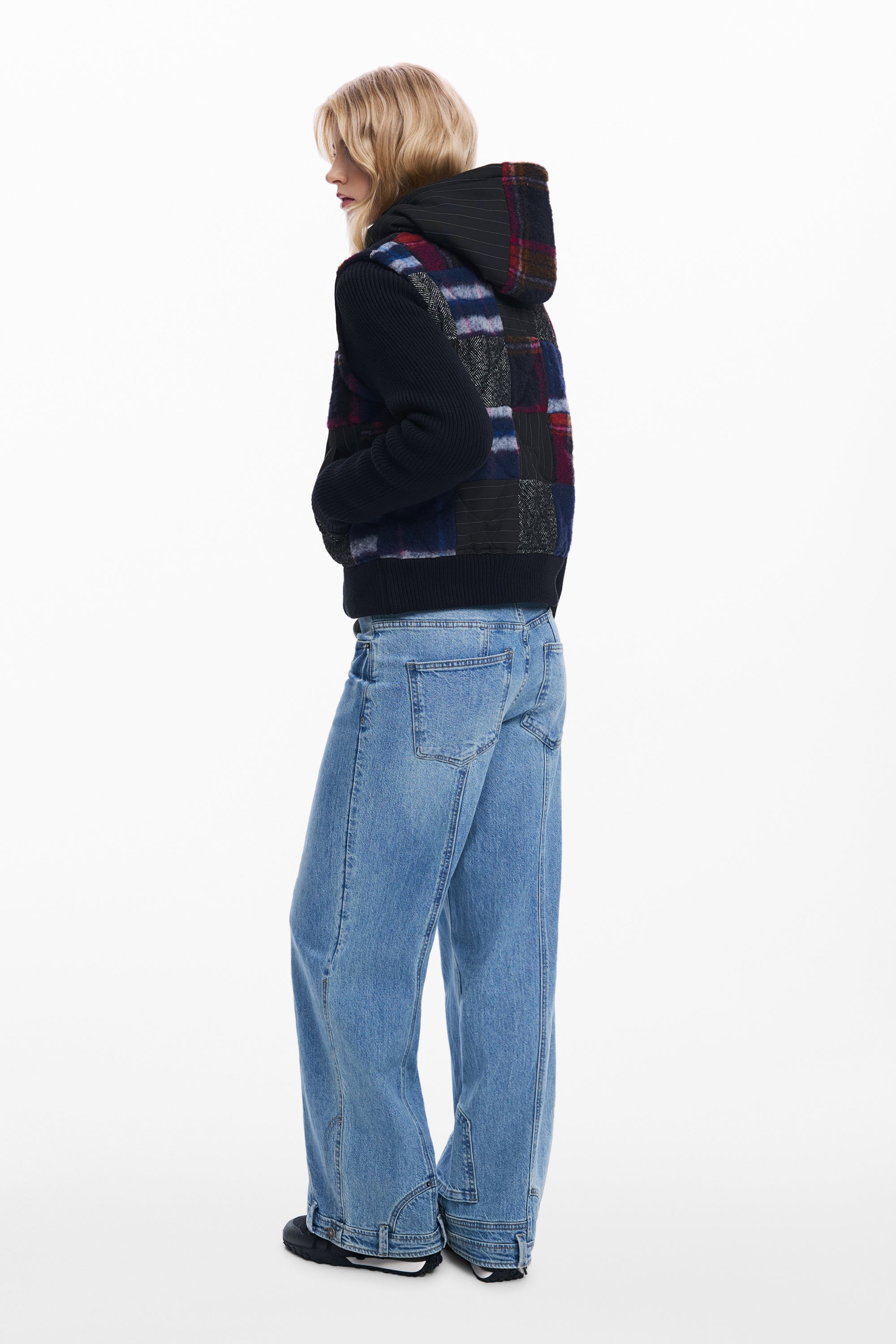 דזיגואל ג'קט מרופד לנשים