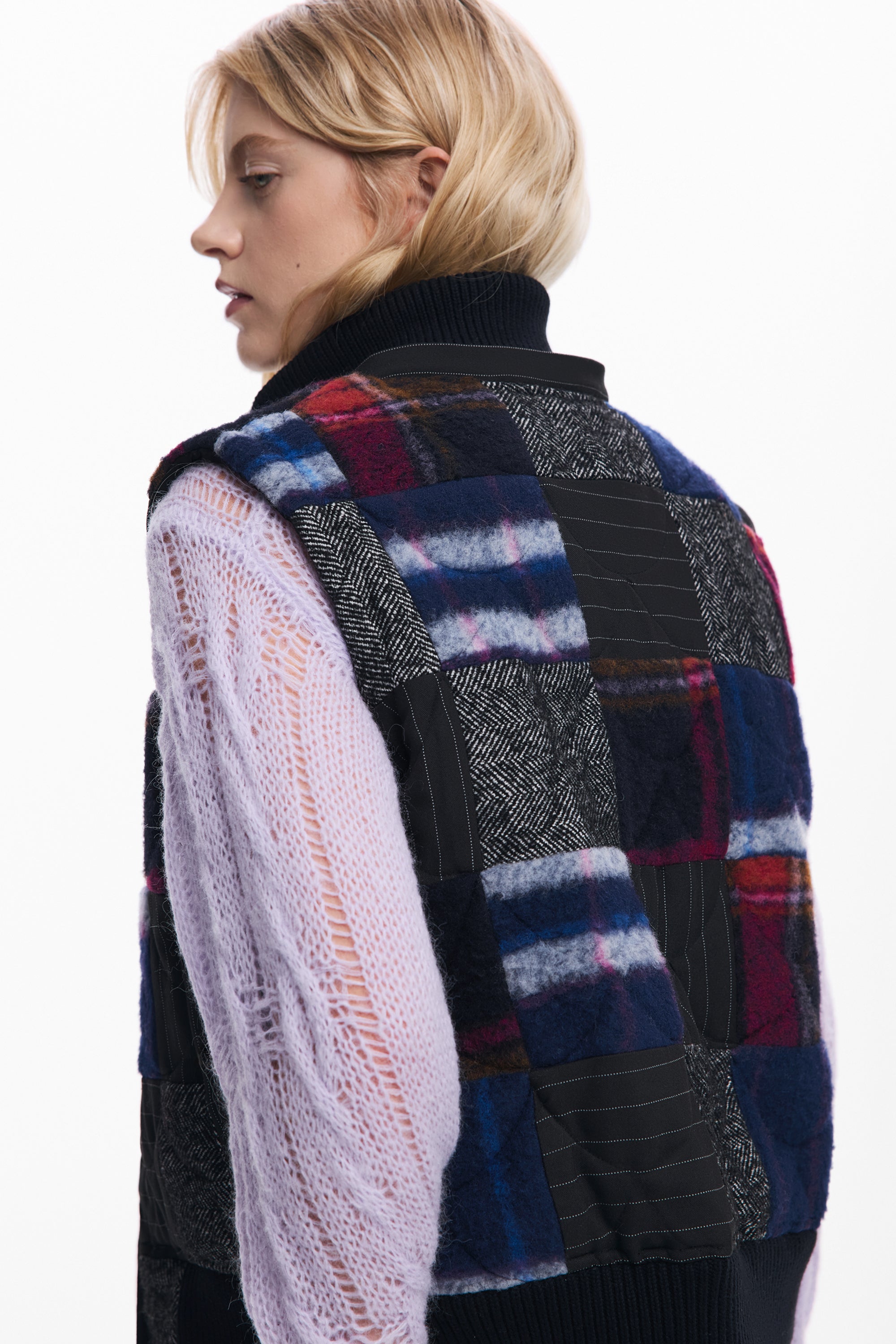 דזיגואל ג'קט מרופד לנשים