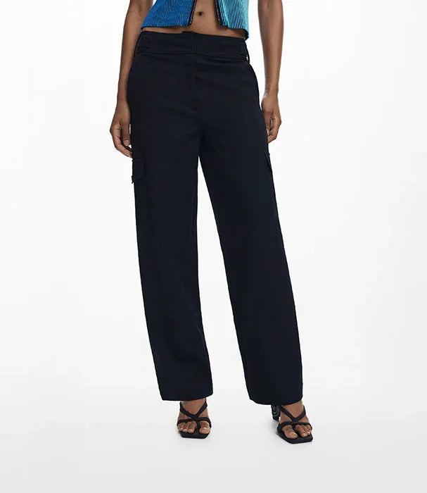 מכנסיים שחורים רחבים לנשים, אופנה עדכנית ב-CHOZEN מבית קבוצת אלפא