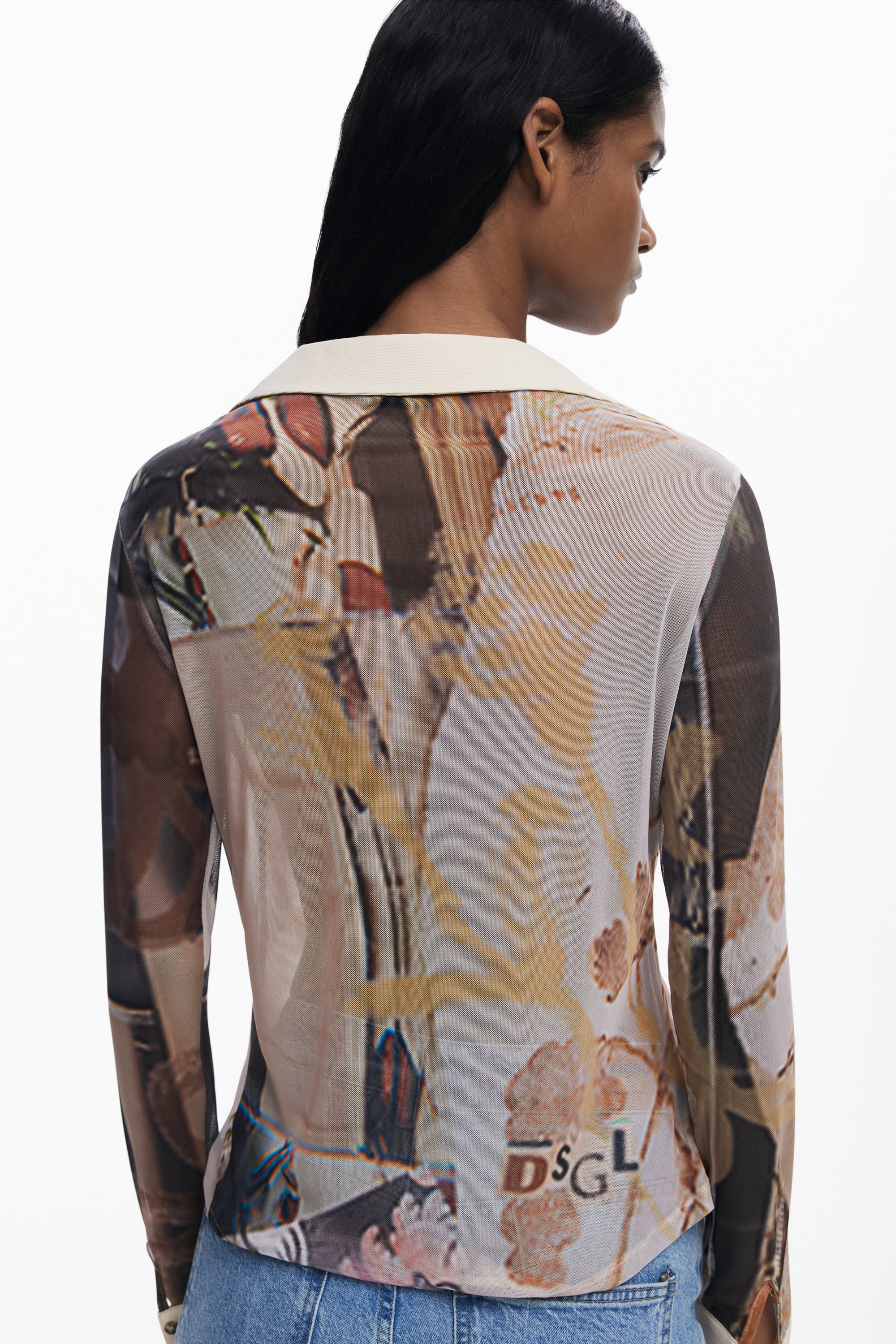 דזיגואל חולצה מכופתרת לנשים