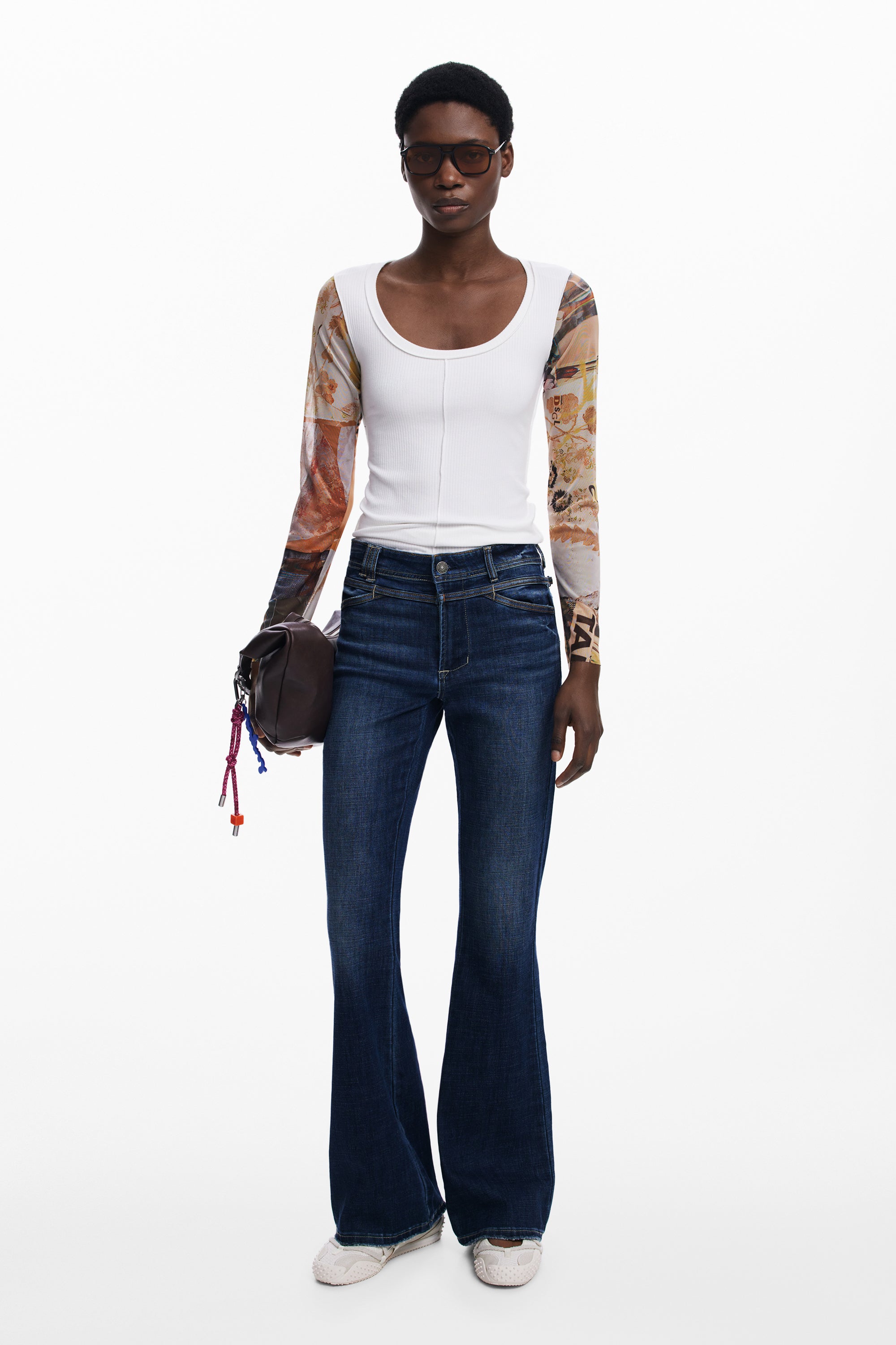 דזיגואל חולצה ארוכה לנשים