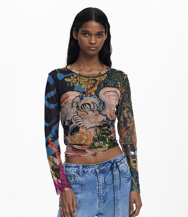 דזיגואל טישירט ארוכה לנשים