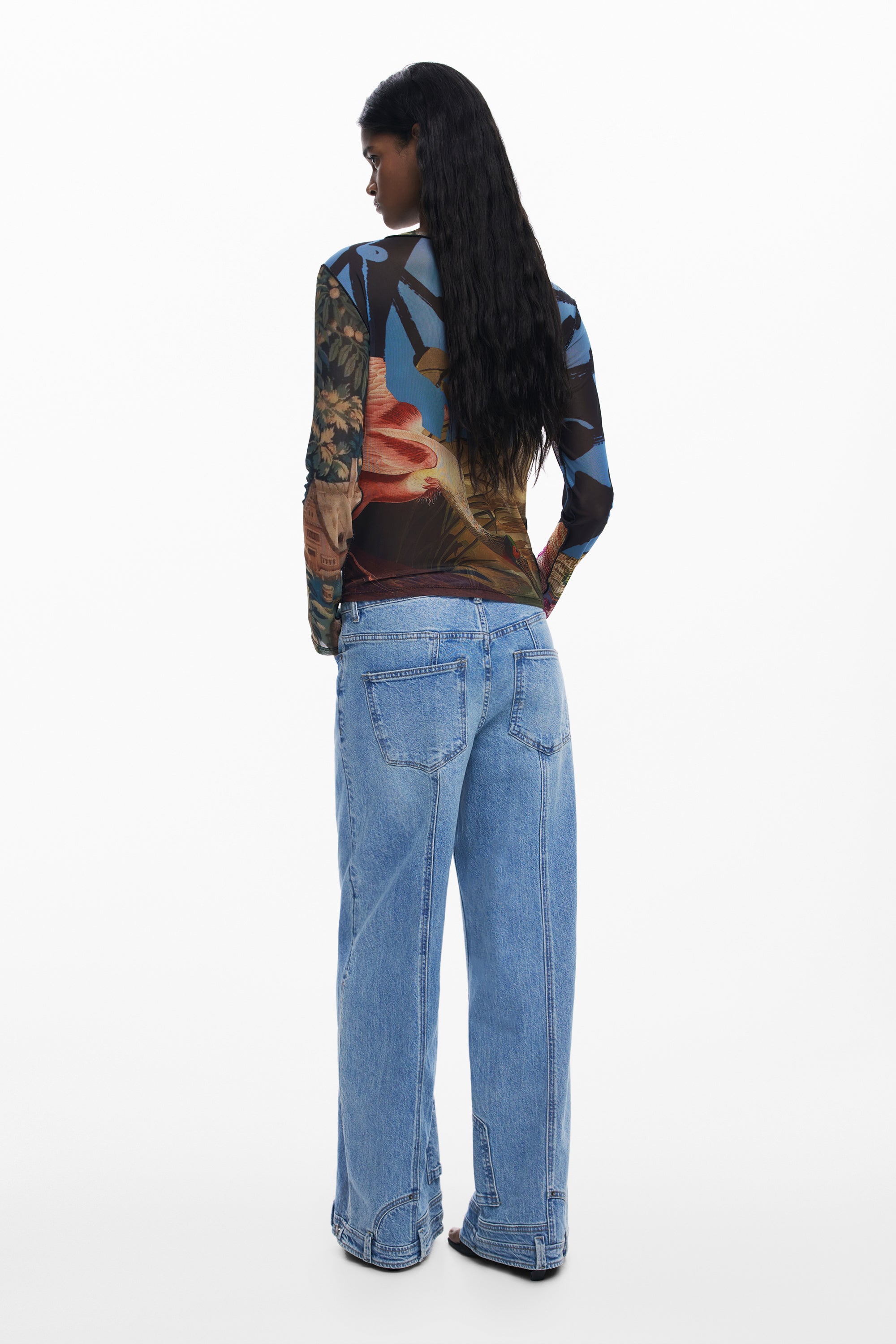 דזיגואל טישירט ארוכה לנשים