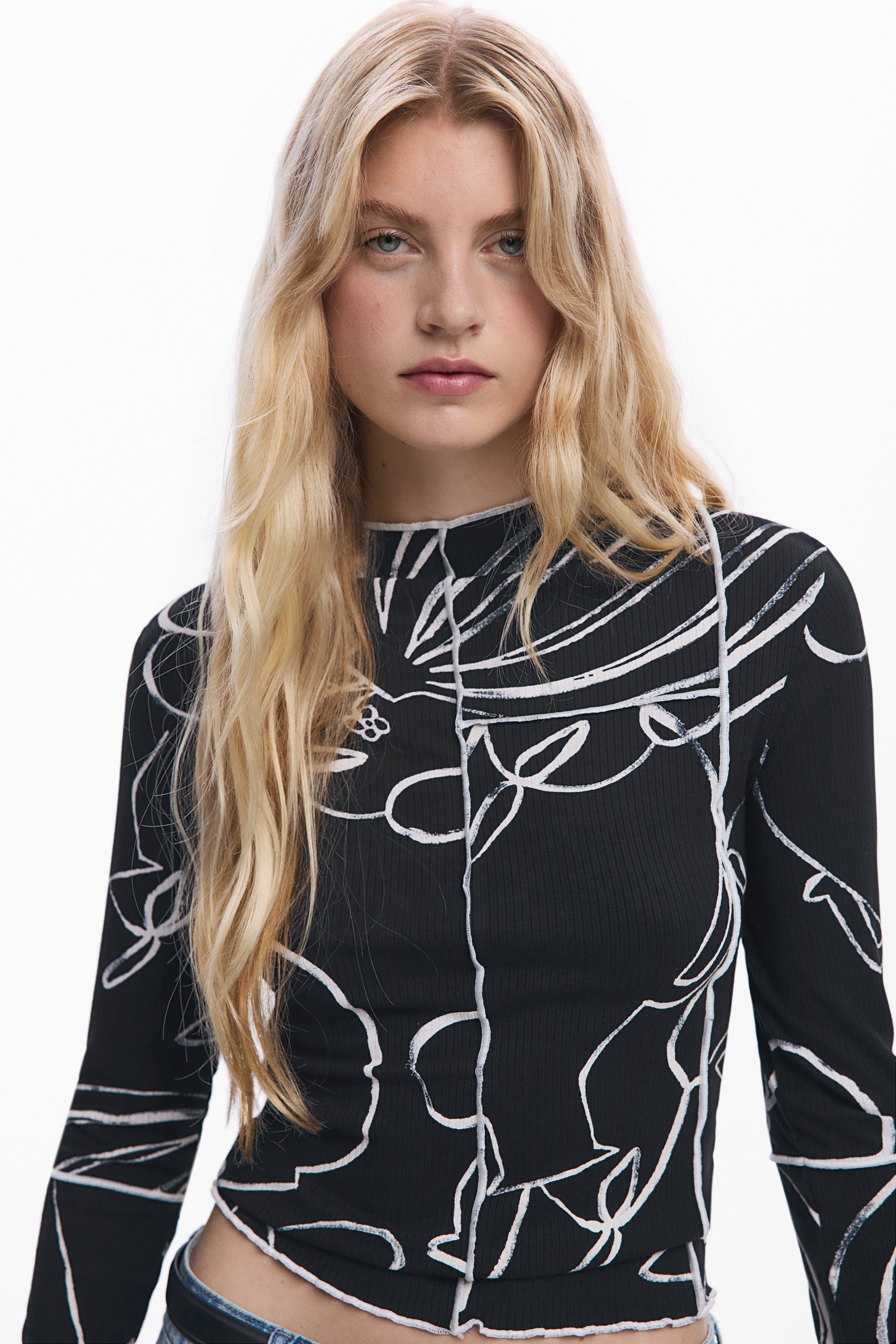 דזיגואל טישירט ארוכה לנשים