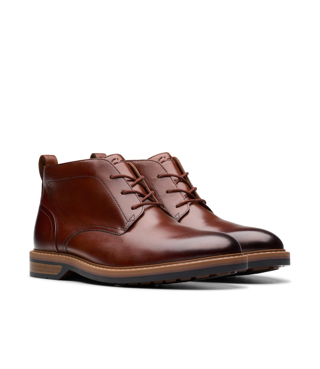 קלארקס נעליים Aldwin Chukka Mid לגברים - טאן