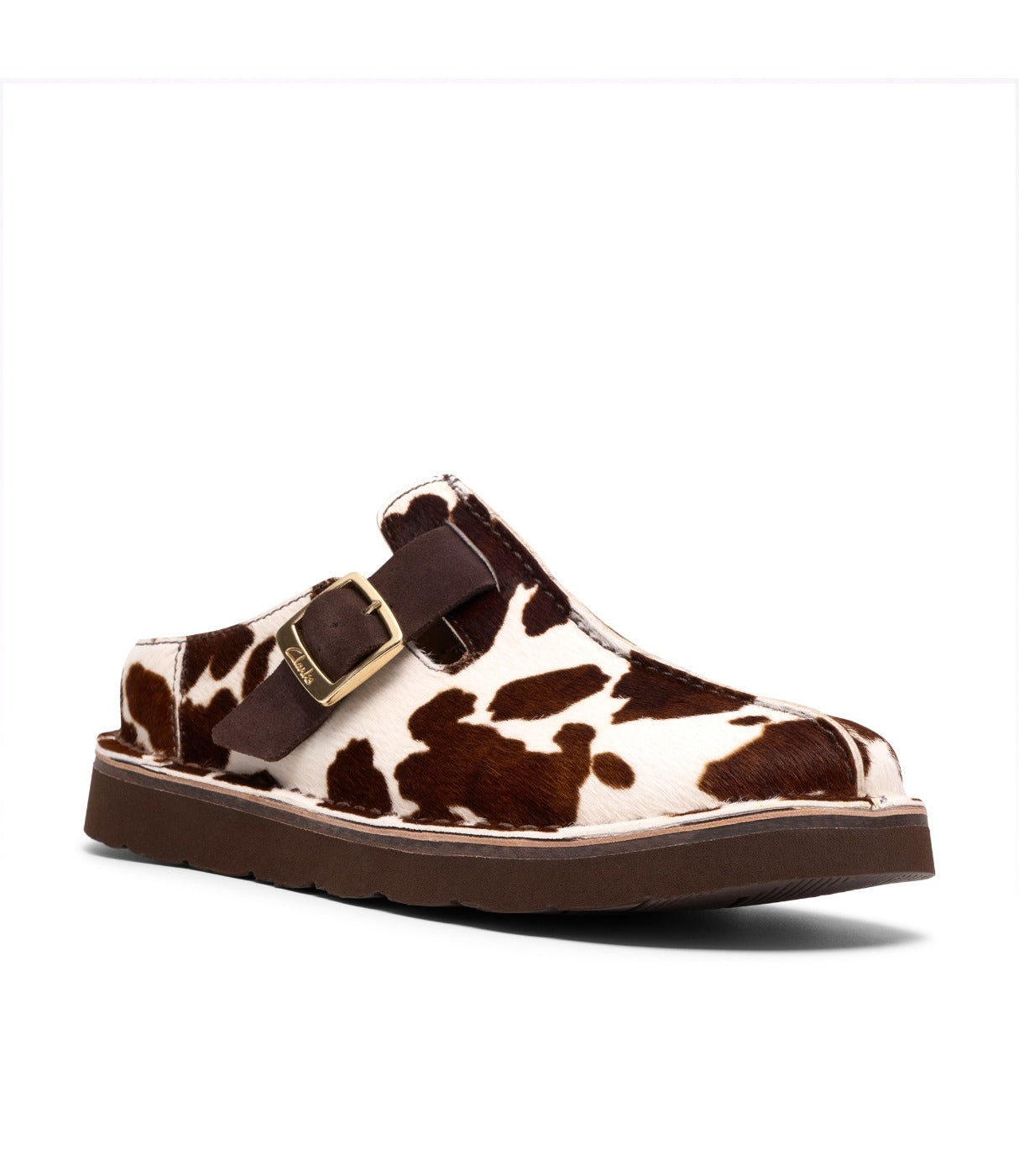 קלארקס סנדלים SOLSBURY MULE לנשים - Cow Print