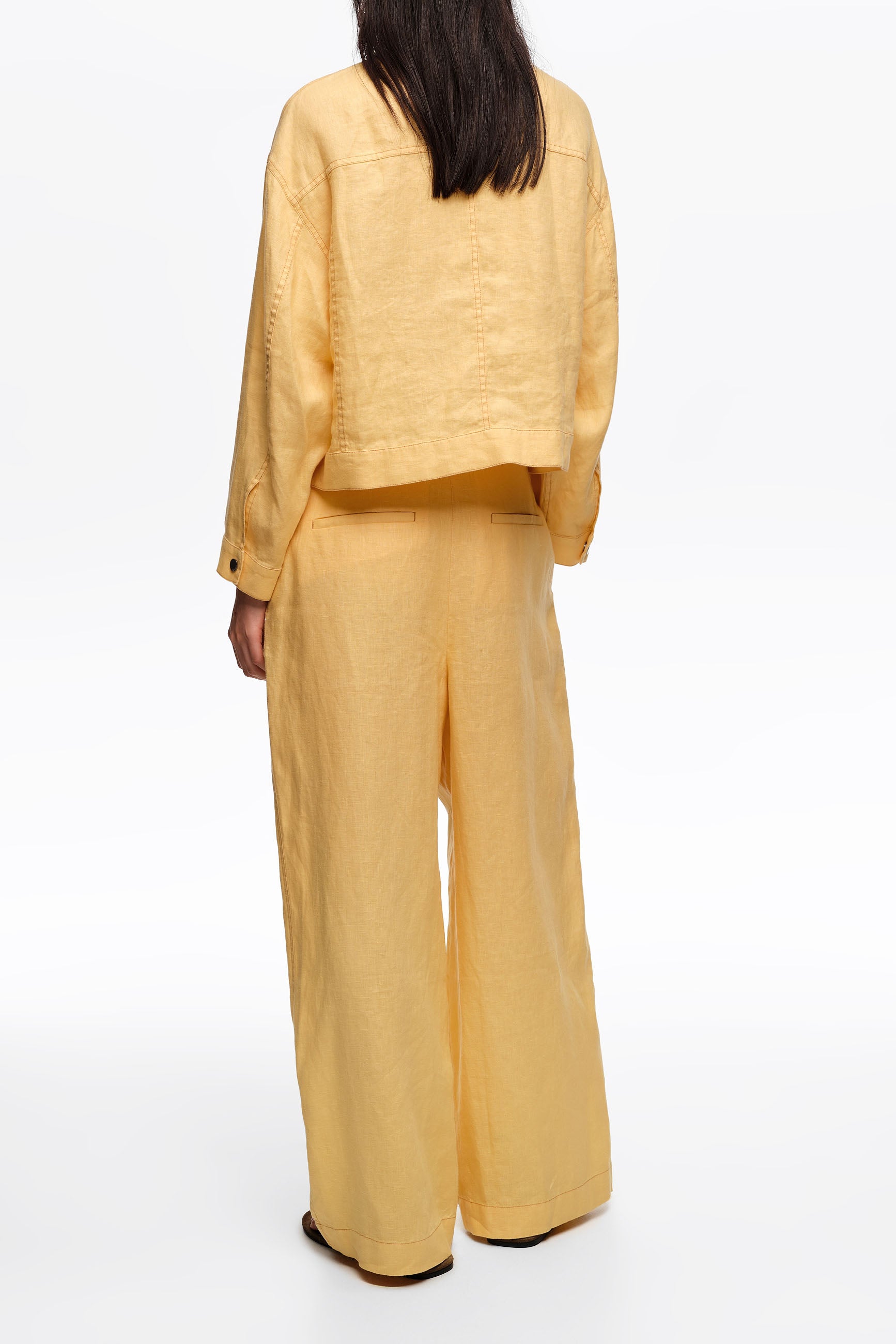 בימבה אי לולה מכנסי פשתן ארוכים לנשים