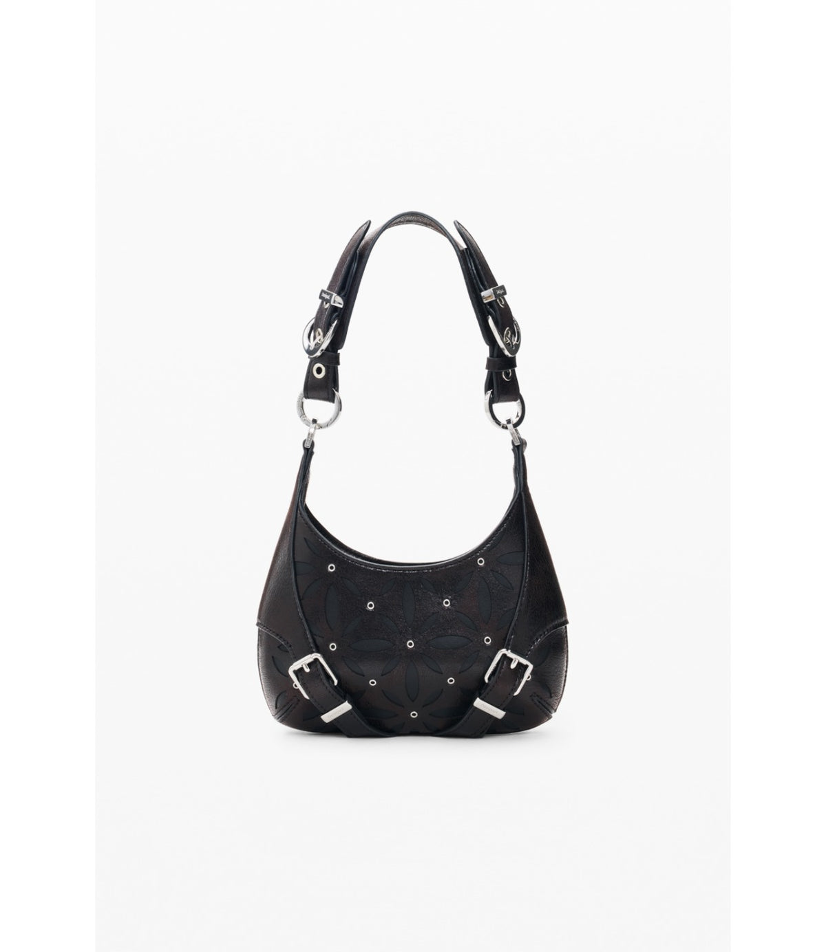 דזיגואל תיק צד קטן לנשים - שחור