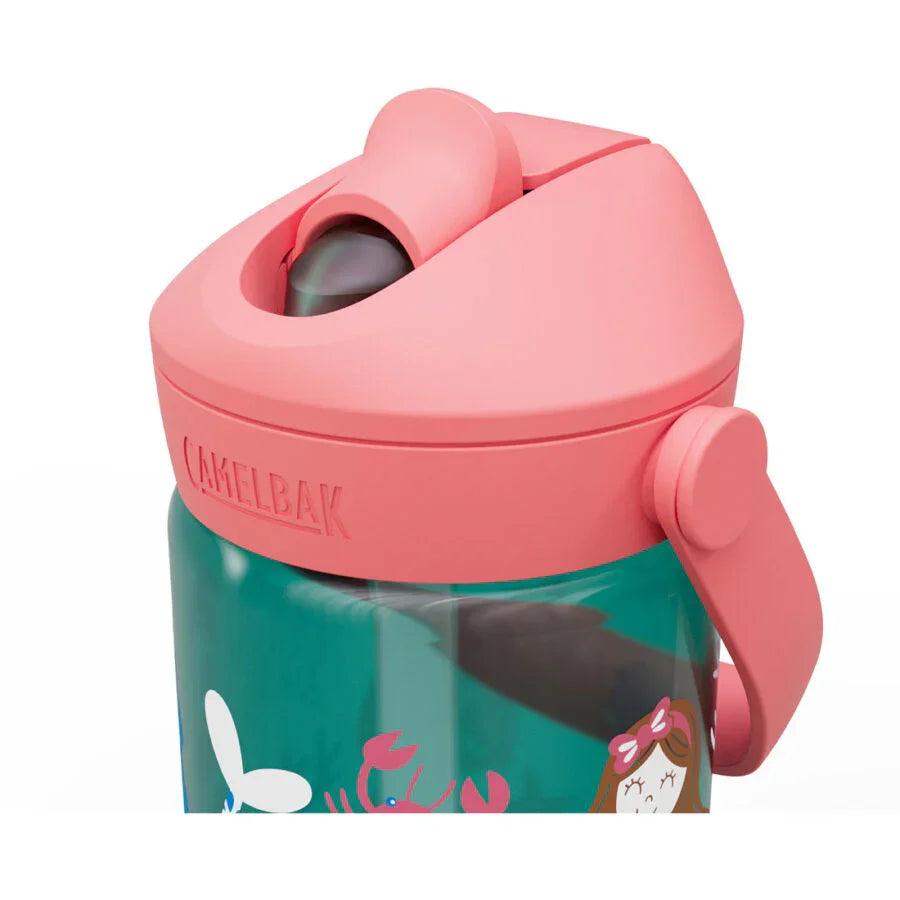 בקבוק שתייה CAMELBAK לילדים עם פקק ורוד ודמויות מתוקות, מותג בינלאומי ב-CHOZEN
