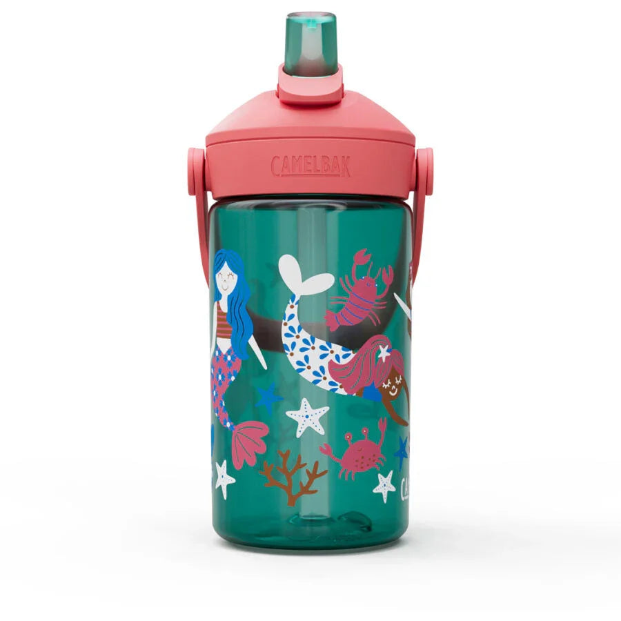 בקבוק מים ילדים של Camelbak בעיצוב בת ים, כוכבי ים וסרטנים, מבית אלפא, Chozen