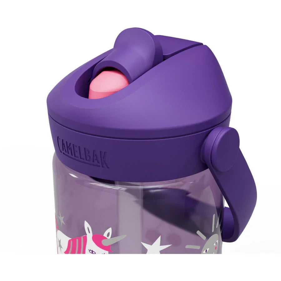 בקבוק ילדים קמלבק סגול עם הדפס חד קרן, מותג CHOZEN מיבואן רשמי קבוצת אלפא