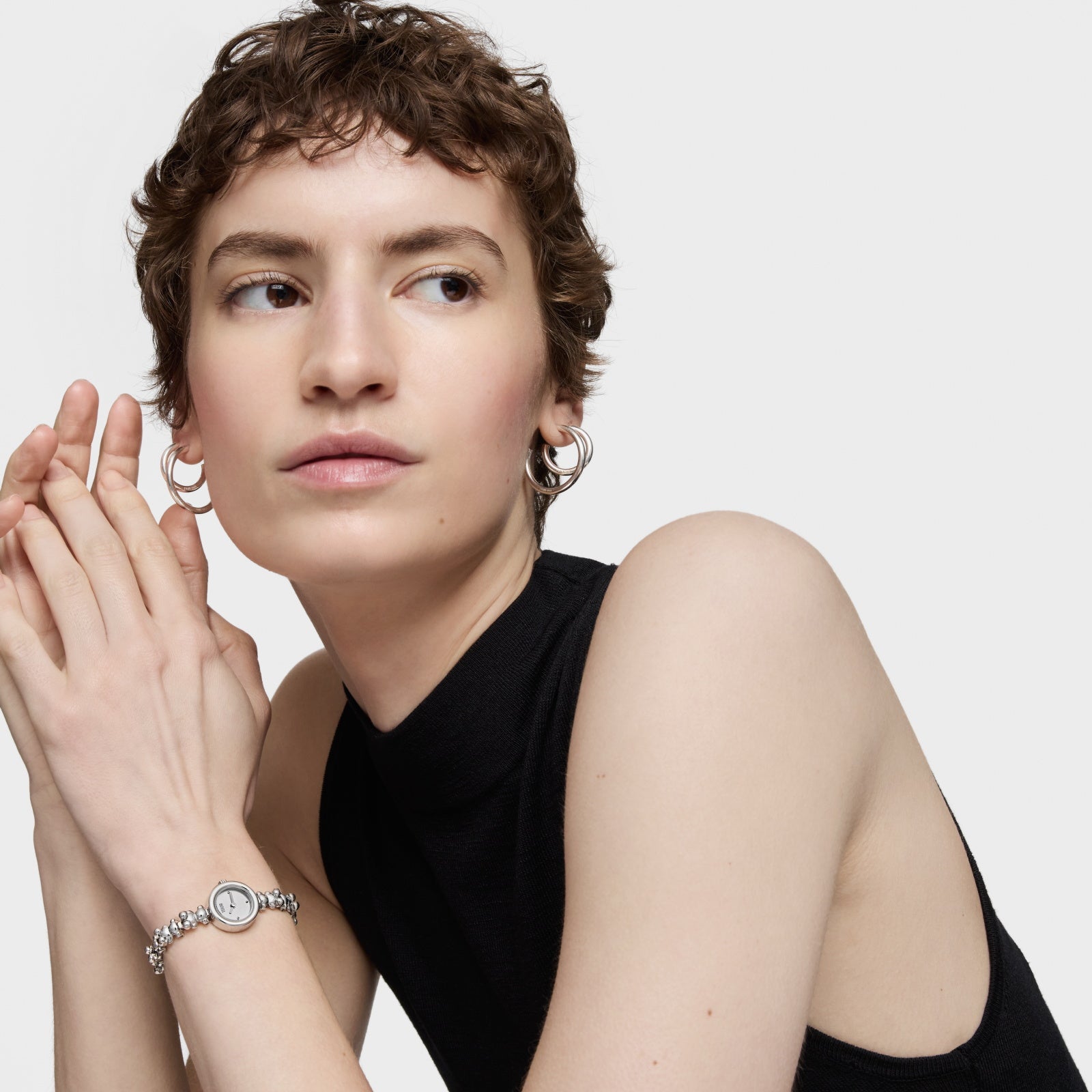 טואוס שעון אנלוגי Bold Bear Round בשילוב צמיד מפלדה