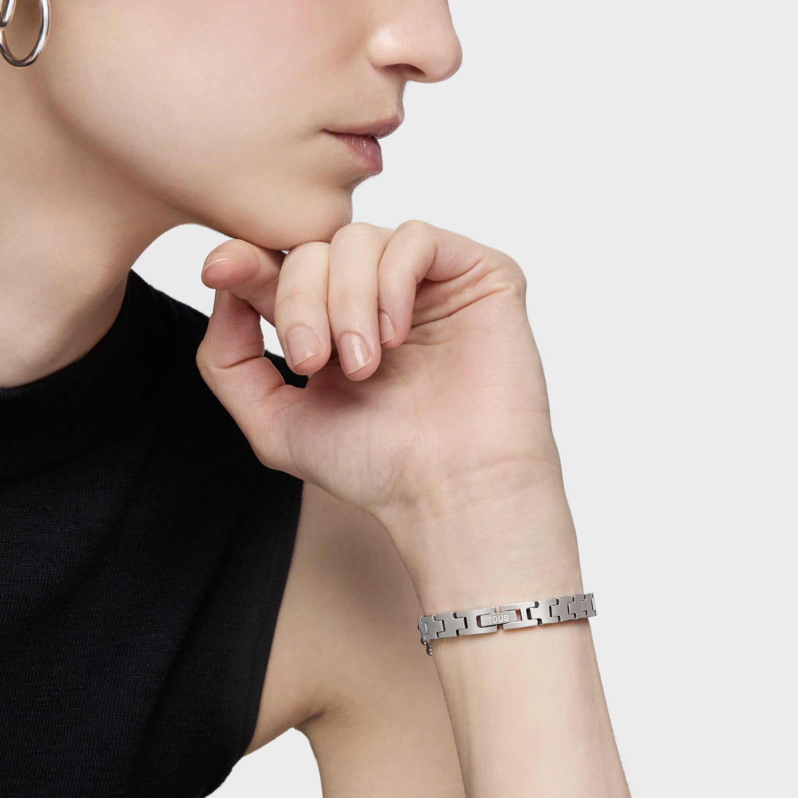 טואוס שעון אנלוגי Bold Bear Round בשילוב צמיד מפלדה