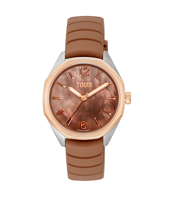 טואוס שעון אנלוגי Now Lady בצבע חום